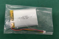 Bateria recarregável GPS do polímero do lítio IEC62133 523450 3.7V 1000mAh