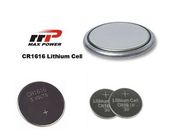 bateria de lítio preliminar Não-tóxica LiMnO2 de CR1616 3.0V 50mAh para cartões da música