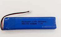 351770 bateria do polímero do lítio de MSDS UN38.3 400mAh 7.4V